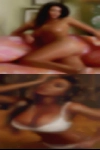 Horny woman explores body
