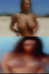 Topless woman