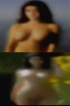Beautiful naked woman bending